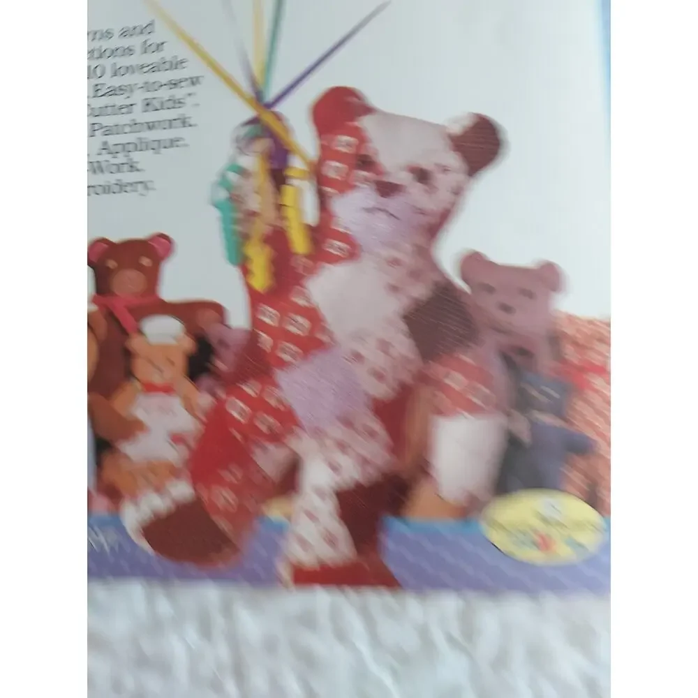 Vintage teddy bear patterns 2 books LOT Bears of Different Cut AND Bears Bazaar
